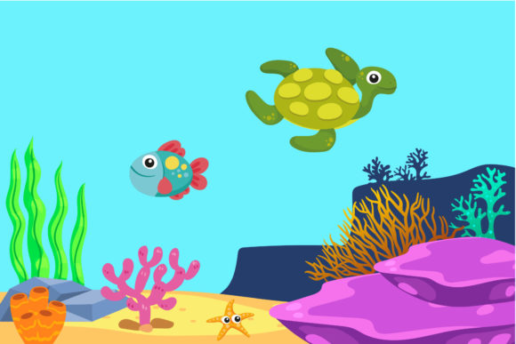 Download Cute Fish Animal Graphic Design Cartoon - Premium Bundle