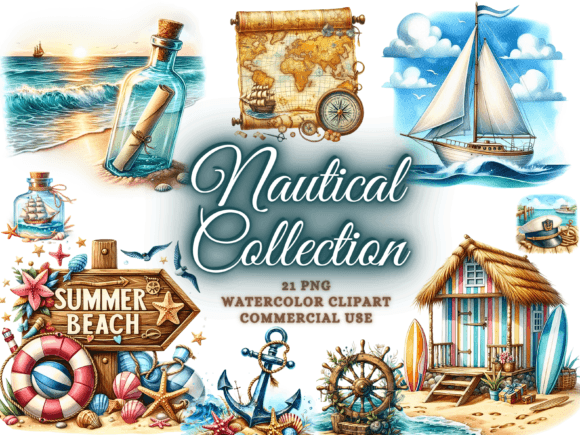 Download Travel Nautical Clipart - Beach Clipart - Nautical clipart Collection