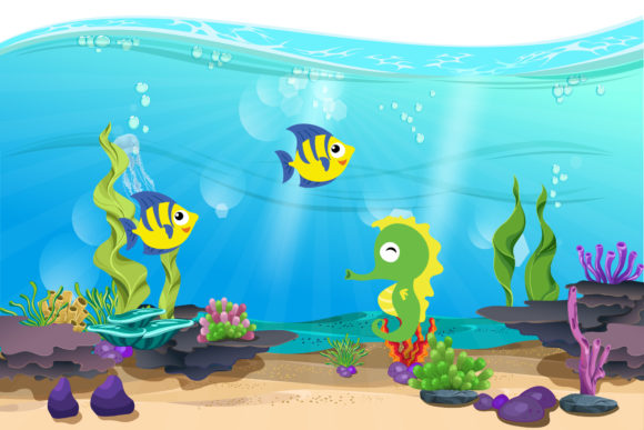 Download Cute Little Fish Animal Graphic Design - Premium Bundle