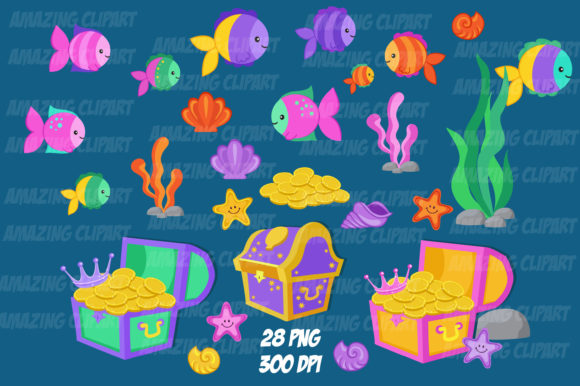 Download Undersea Clipart, Sea Animal Graphics. - Animal graphic Collection