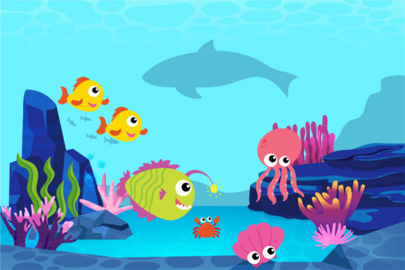 Download Cute Fish Animal Graphic Design Nature - Premium Resources